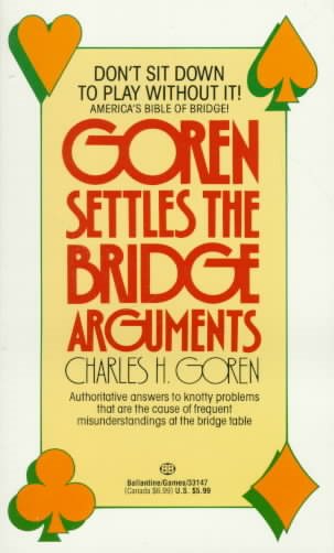 Goren Settles the Bridge Arguments cover