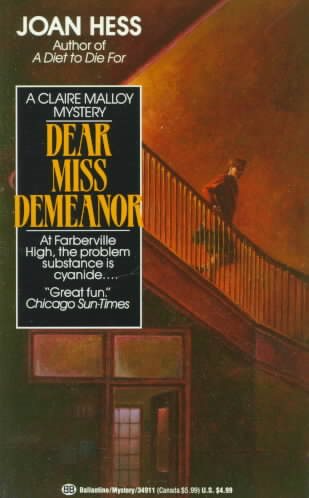 Dear Miss Demeanor (Claire Malloy Mysteries, No. 3) cover