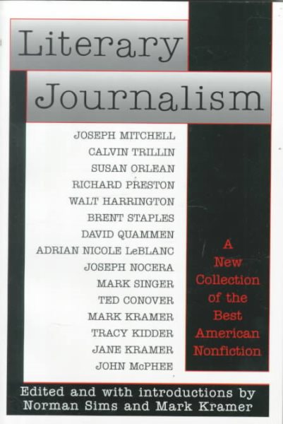 Literary Journalism: A New Collection of the Best American Nonfiction cover