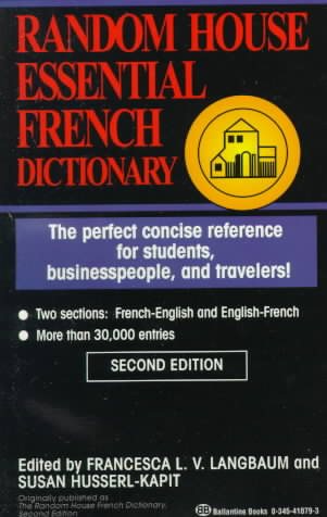 Essential French Dictionary cover