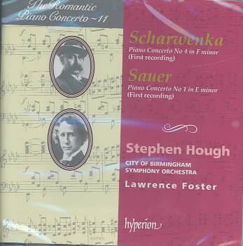 Scharwenka: Piano Concerto No. 4 in F Minor / Sauer: Piano Concerto No. 1 in E Minor (The Romantic Piano Concerto, Vol. 11) cover