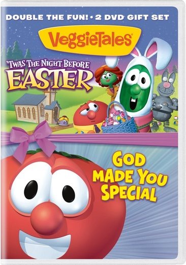 Veggietales Twas The Night Before Easter + God Made You Special Double Feature cover