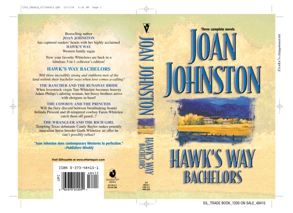 Hawk'S Way Bachelors (Trade Paperback) (Silhouette Promo) cover