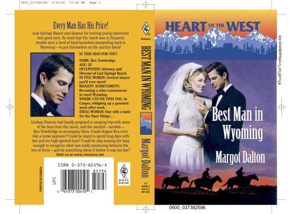 Best Man in Wyoming (Heart of the West) cover
