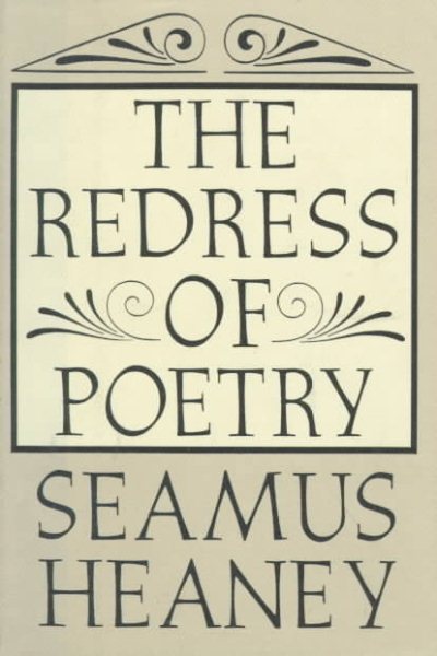 The Redress of Poetry cover