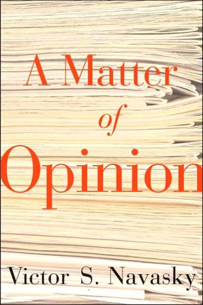 A Matter of Opinion cover