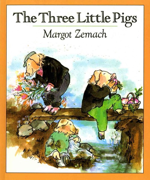The Three Little Pigs: An Old Story (Sunburst Book) cover
