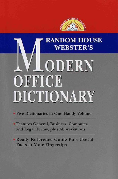 Random House Webster's Modern Office Dictionary cover