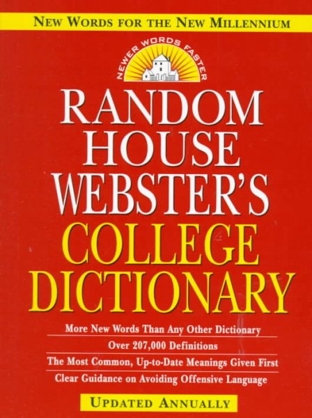 Random House Webster's College Dictionary cover