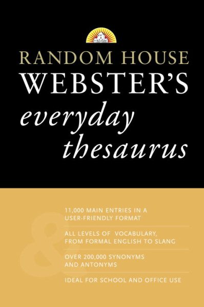Random House Webster's Everyday Thesaurus cover