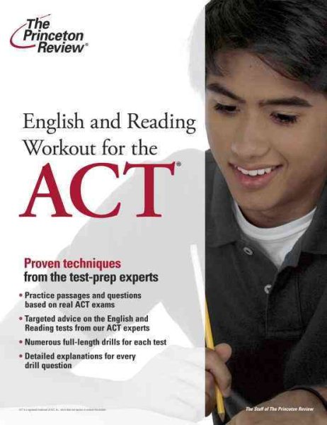 English and Reading Workout for the ACT (College Test Preparation) cover
