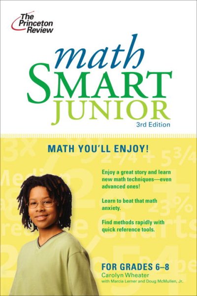 Math Smart Junior, 3rd Edition (Smart Juniors Guide for Grades 6 to 8) cover
