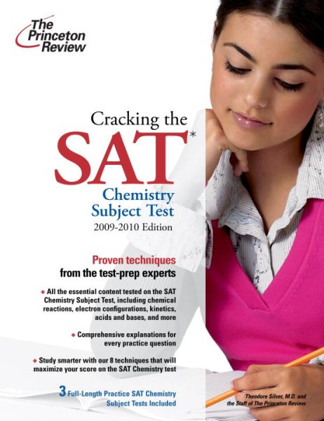 Cracking the SAT chemistry Subject Test, 2009-2010 Edition cover
