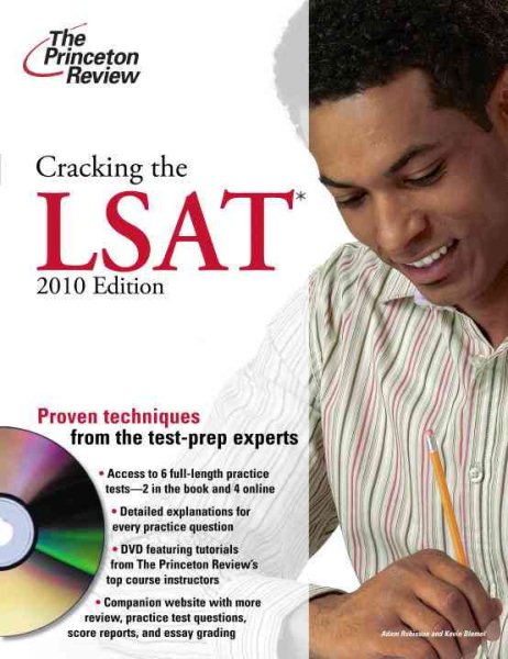 Cracking the LSAT with DVD, 2010 Edition (Graduate School Test Preparation) cover