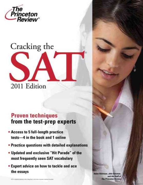 Cracking the SAT, 2011 Edition (College Test Preparation) cover
