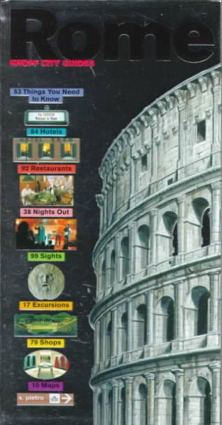Knopf City Guide to Rome (Knopf City Guides) cover