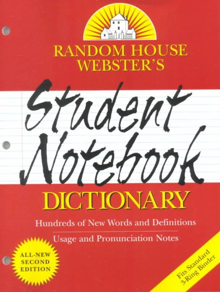 Random House Webster's Student Notebook Dictionary: Second Edition (Handy Reference Series) cover