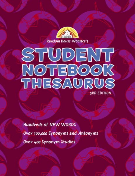 Random House Webster's Student Notebook Thesaurus, Third Edition - Boy cover