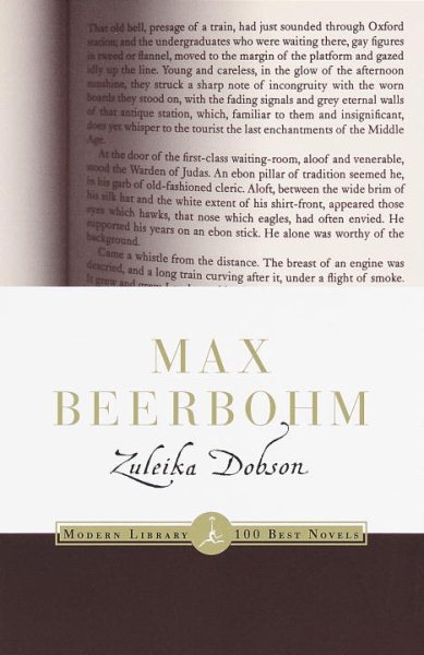 Zuleika Dobson (Modern Library 100 Best Novels) cover