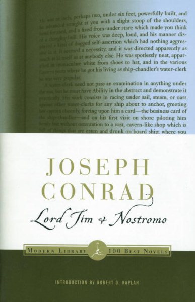 Lord Jim & Nostromo (Modern Library (Paperback)) cover
