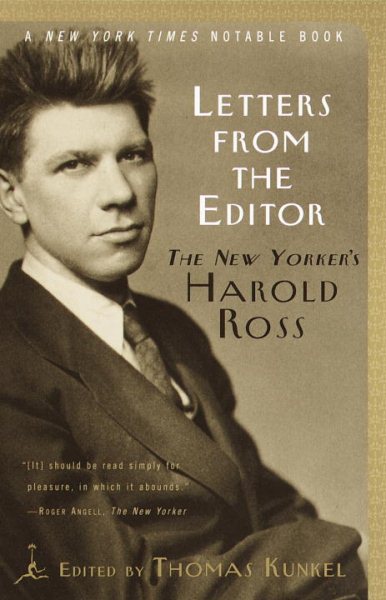 Letters from the Editor: The New Yorker's Harold Ross (Modern Library Classics) cover