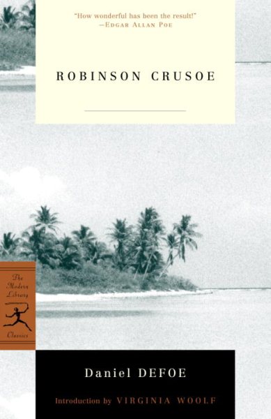 Robinson Crusoe (Modern Library Classics) cover