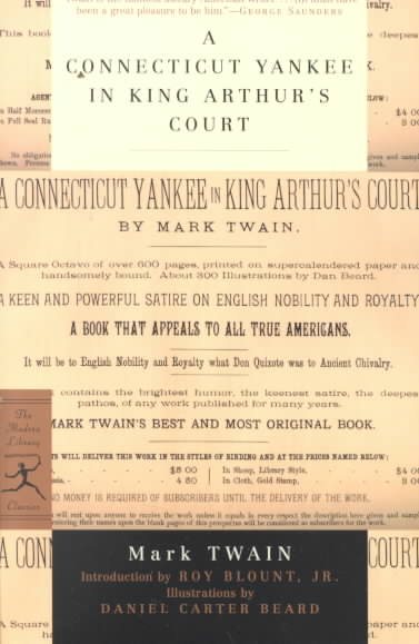 A Connecticut Yankee in King Arthur's Court (Modern Library Classics) cover