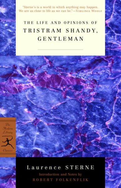 The Life and Opinions of Tristram Shandy, Gentleman (Modern Library Classics) cover