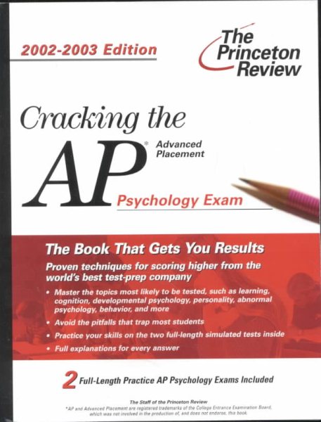 Cracking the AP Psychology, 2002-2003 Edition (College Test Prep) cover