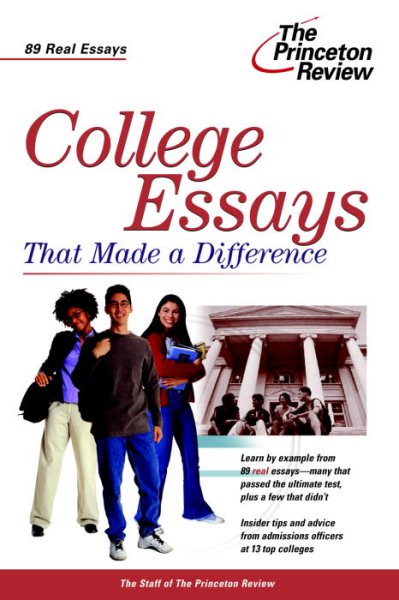 College Essays that Made a Difference cover