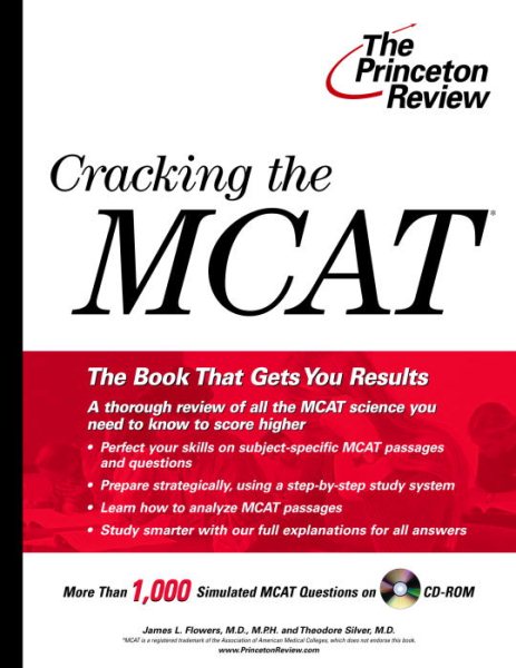 Cracking the MCAT with Practice Questions on CD-ROM (Graduate Test Prep) cover