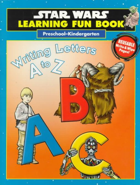Star Wars Learning Fun Book Writing Letters A to Z (Pre-K) cover