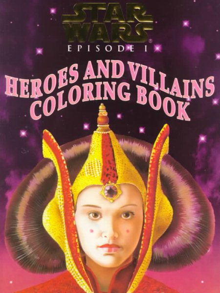 Heroes and Villains Coloring Book cover