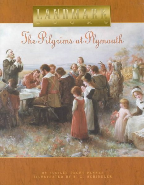 The Pilgrims at Plymouth (Landmark Books) cover