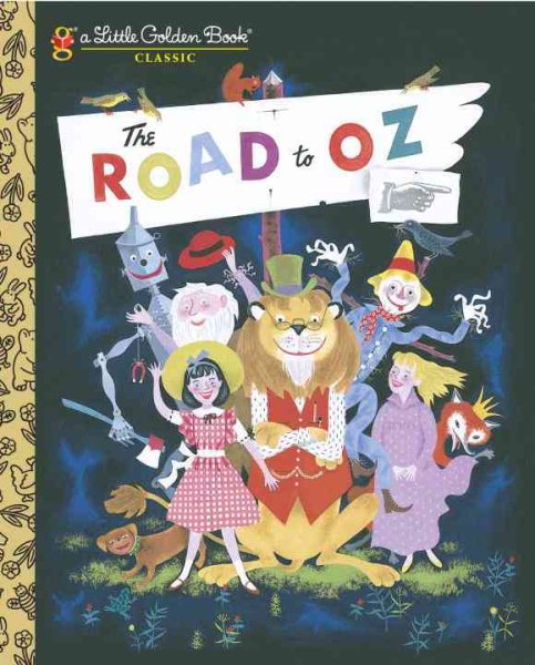 The Road to Oz (Little Golden Book) cover