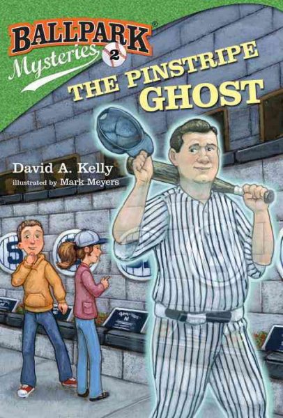 The Pinstripe Ghost (Ballpark Mysteries) cover