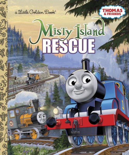 Misty Island Rescue (Thomas & Friends) (Little Golden Book) cover