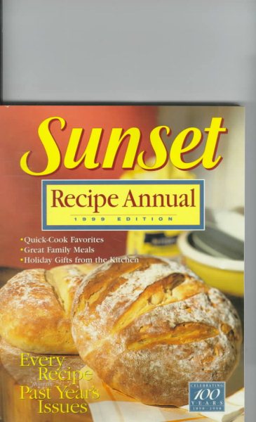 Sunset Recipe Annual 1999 cover