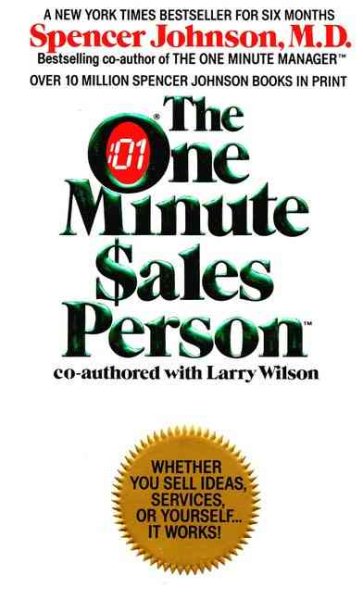 The One Minute Sales Person cover