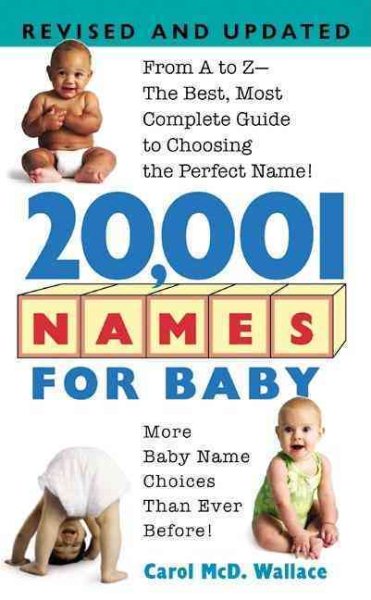20,001 Names For Baby: Revised and Updated cover