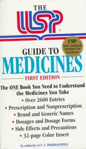 The USP Guide to Medicines: The One Book You Need to Understand the Medicines You Take cover