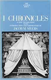 I Chronicles (The Anchor Bible, Vol. 12) cover