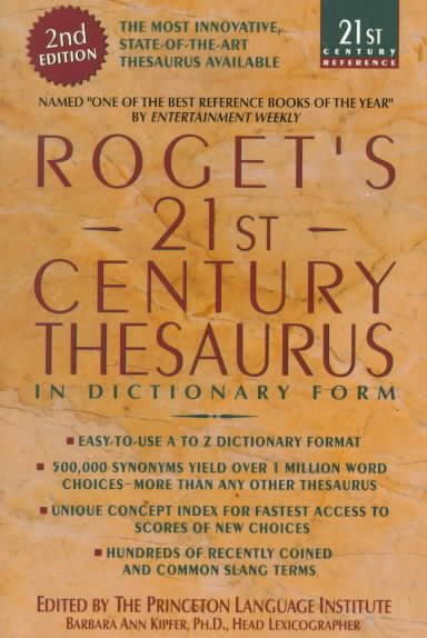 Roget's 21st Century Thesaurus: Updated & Expanded 2nd Edition (21st Century Reference) cover