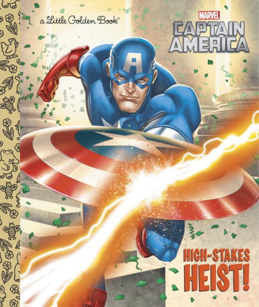 High-Stakes Heist! (Marvel: Captain America) (Little Golden Book) cover
