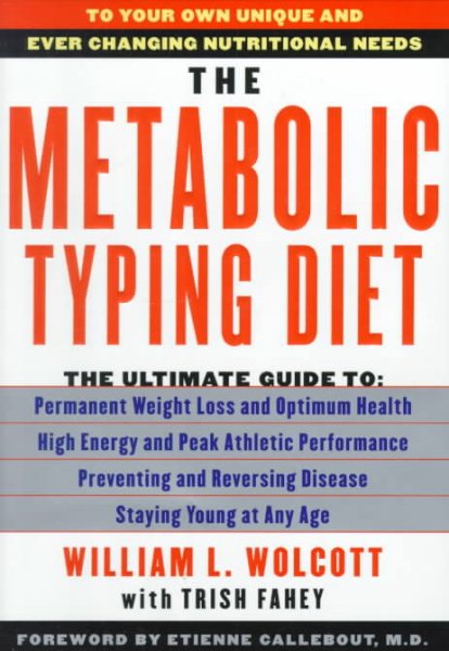 The Metabolic Typing Diet cover