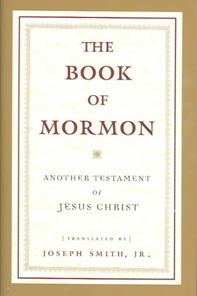 The Book of Mormon: Another Testament of Jesus Christ cover