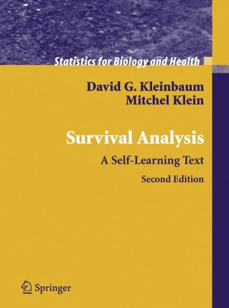 Survival Analysis: A Self-Learning Text (Statistics for Biology and Health) cover