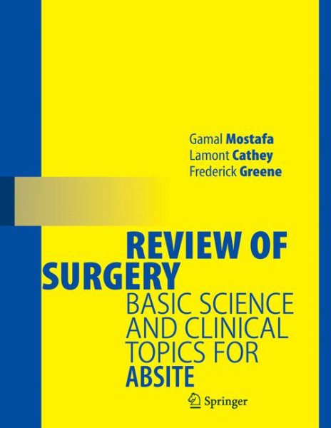 Review of Surgery: Basic Science and Clinical Topics for ABSITE cover