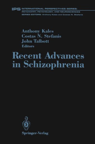 Recent Advances in Schizophrenia (Studienreihe Informatik) cover