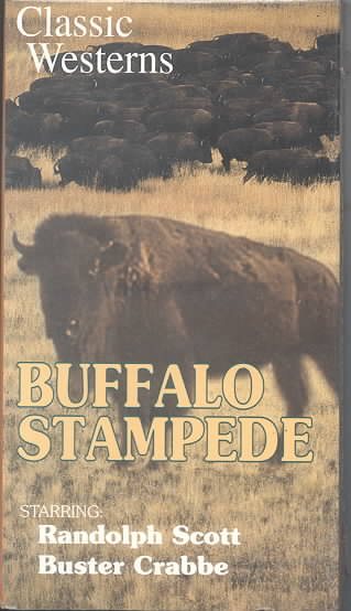 Buffalo Stampede (B&W) / Movie cover